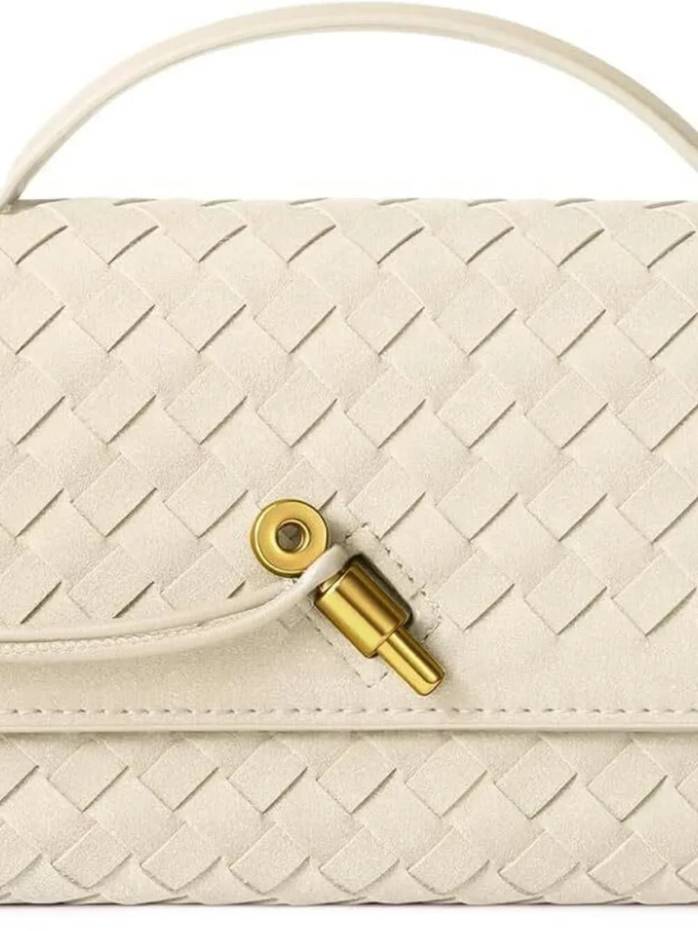 Suede Clutch or Shoulder Crossbody Purse